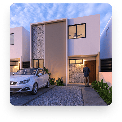 Vista exterior del modelo Belén